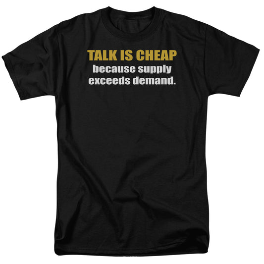 Supply Exceeds Demand - Short Sleeve Adult 18 - 1 - Black T-shirt