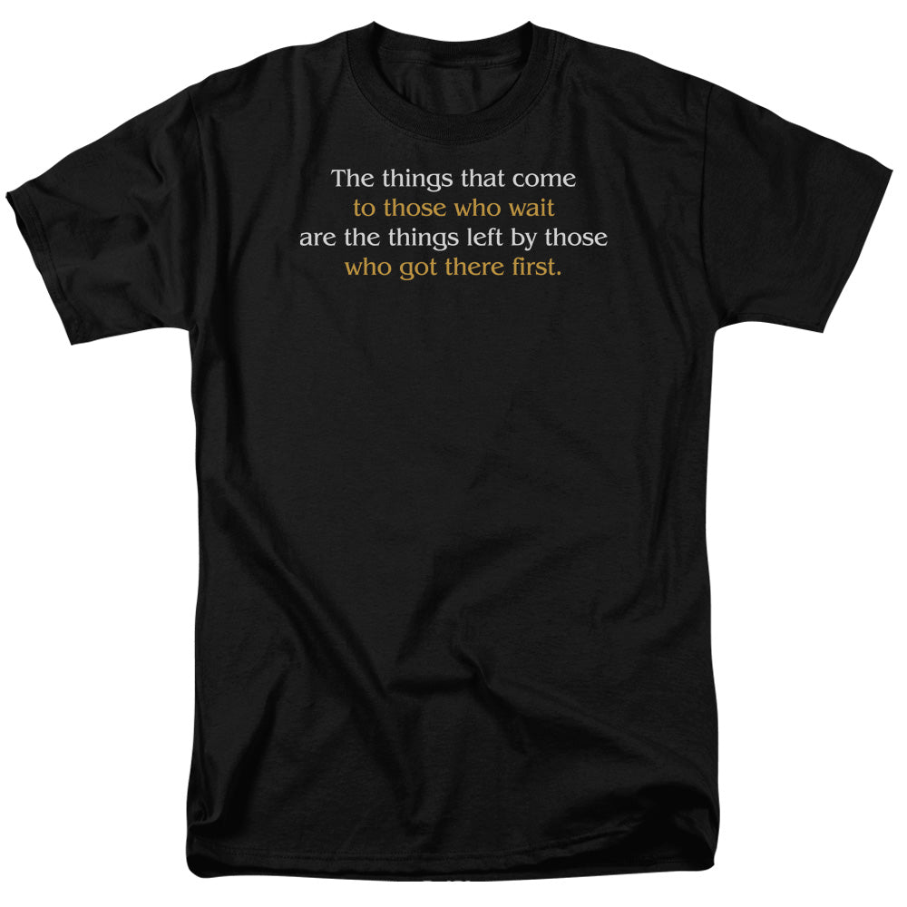 Got Here First - Short Sleeve Adult 18 - 1 - Black T-shirt