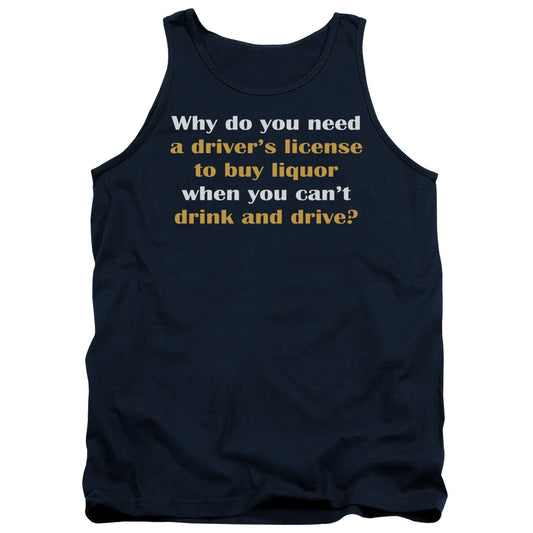 Drivers License - Adult Tank - Navy