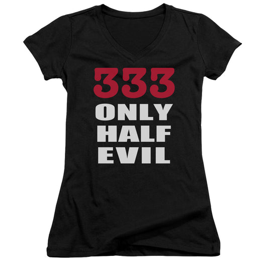 333 - Junior V-neck - Black