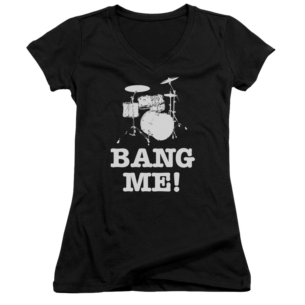Bang Me - Junior V-neck - Black