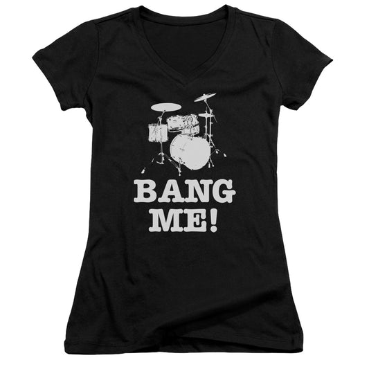 Bang Me - Junior V-neck - Black