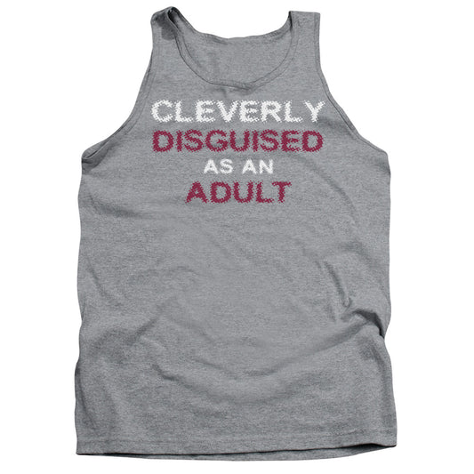 Cleverly Disguised - Adult Tank - Athletic Heather