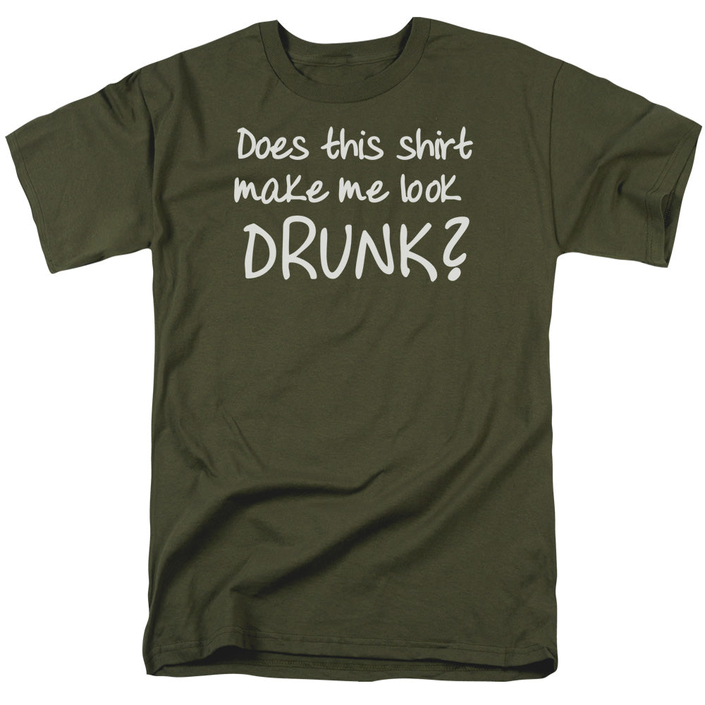 Look Drunk - Short Sleeve Adult 18 - 1 - Military Green T-shirt