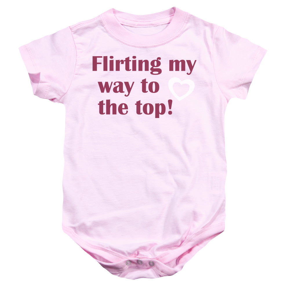 Flirting - Infant Snapsuit - Pink
