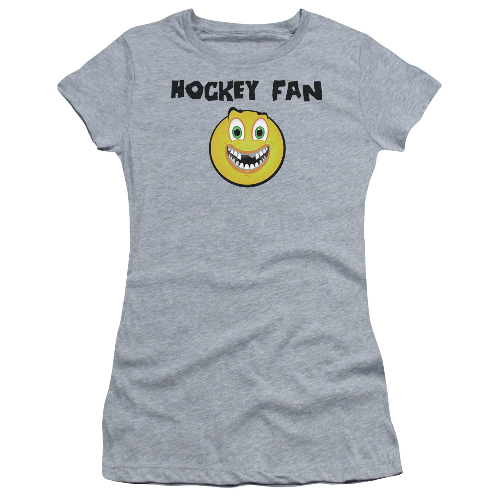 Hockey Fan - Short Sleeve Junior Sheer - Athletic Heather T-shirt