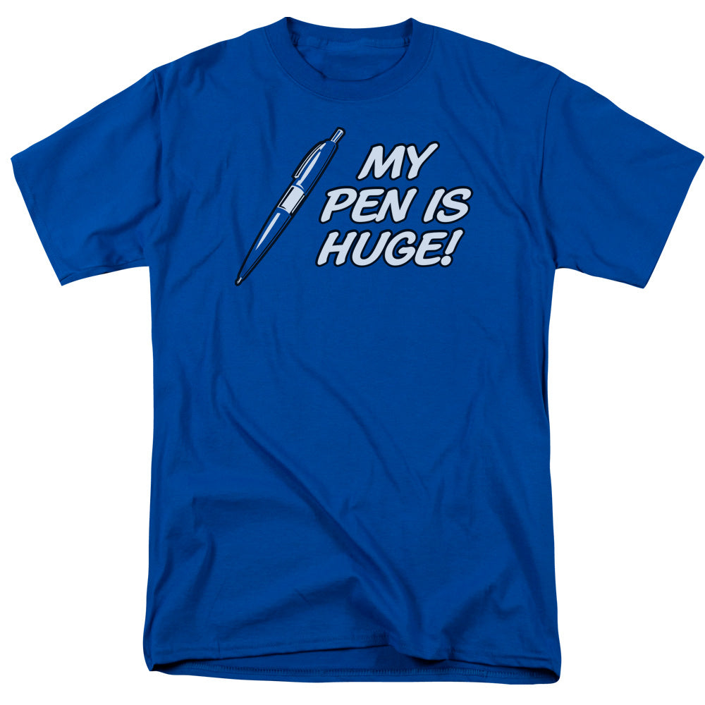 My Pen Is Huge - Short Sleeve Adult 18 - 1 - Royal Blue T-shirt