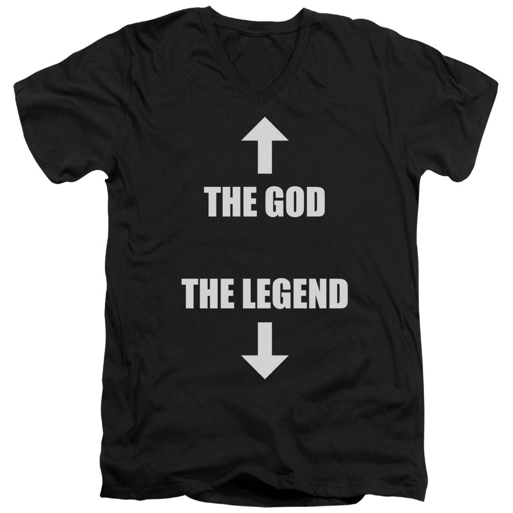 The God - Short Sleeve Adult V-neck 30 - 1 - Black T-shirt