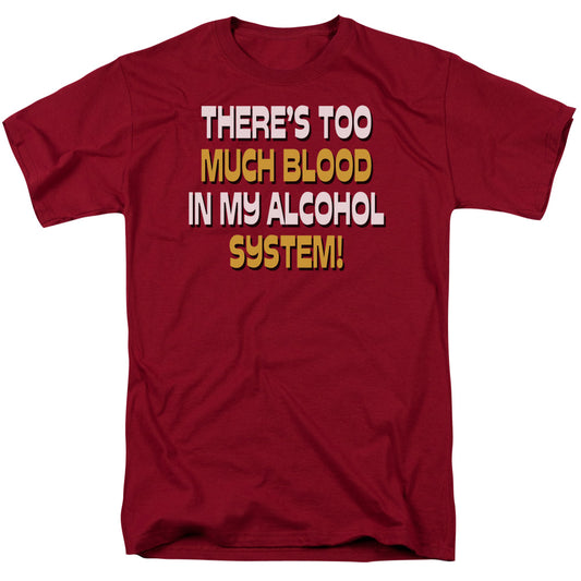 Alcohol System - Short Sleeve Adult 18 - 1 - Cardinal T-shirt
