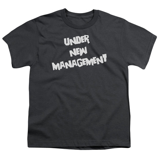 New Management - Short Sleeve Youth 18 - 1 - Charcoal T-shirt
