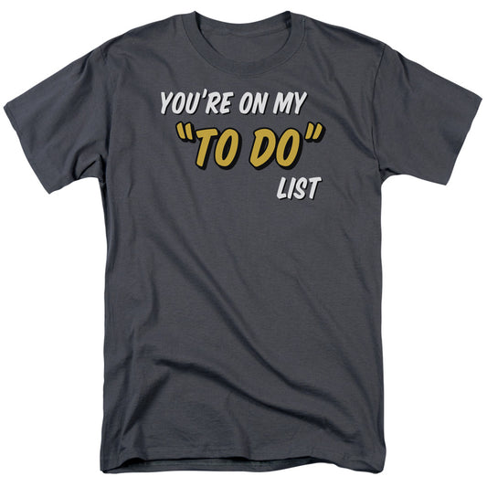 To Do List - Short Sleeve Adult 18 - 1 - Charcoal T-shirt