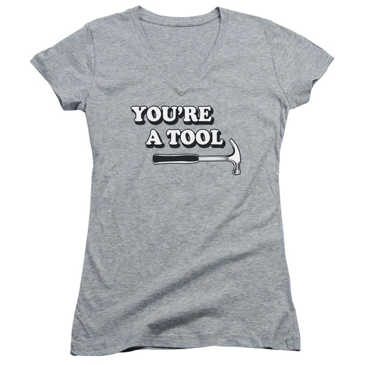 Youre A Tool - Junior V-neck - Athletic Heather