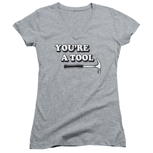Youre A Tool - Junior V-neck - Athletic Heather