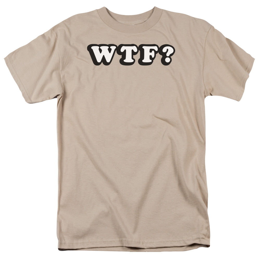 Wtf - Short Sleeve Adult 18 - 1 - Sand T-shirt