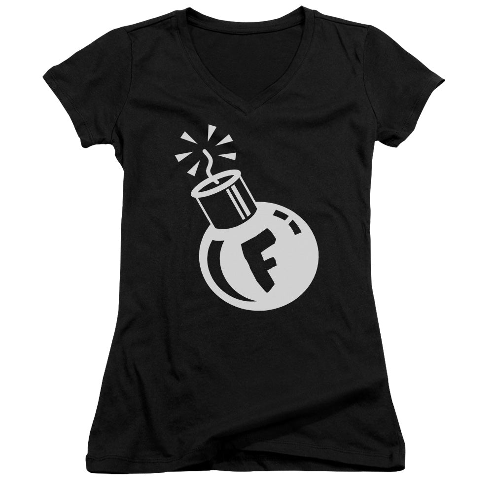 F Bomb - Junior V-neck - Black