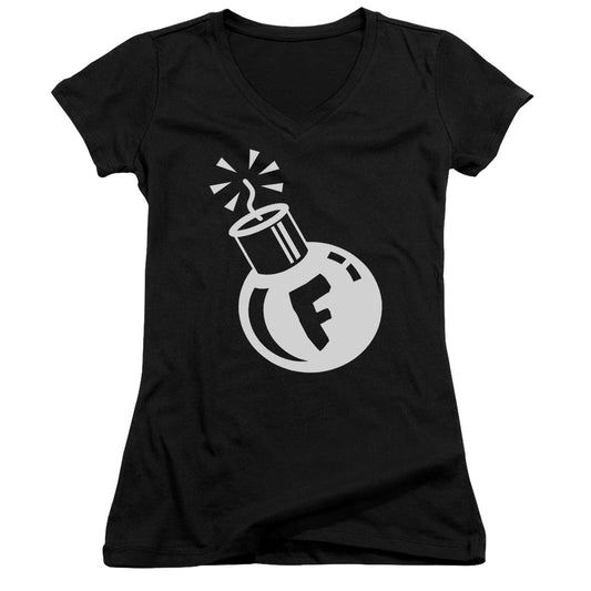 F Bomb - Junior V-neck - Black