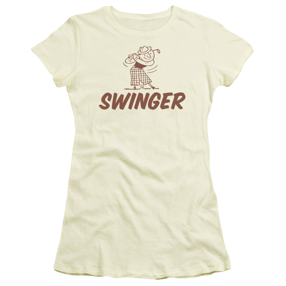 Swinger - Short Sleeve Junior Sheer - Cream T-shirt