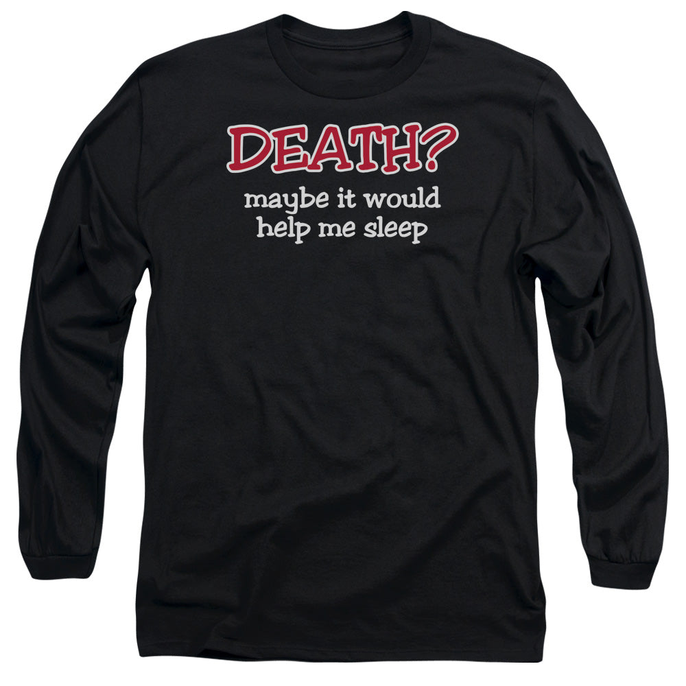Death - Long Sleeve Adult 18 - 1 - Black T-shirt