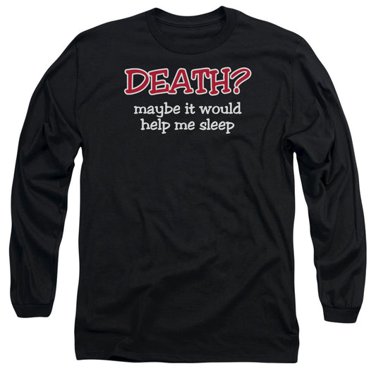 Death - Long Sleeve Adult 18 - 1 - Black T-shirt