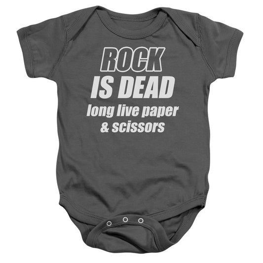 Rock Is Dead - Infant Snapsuit - Black