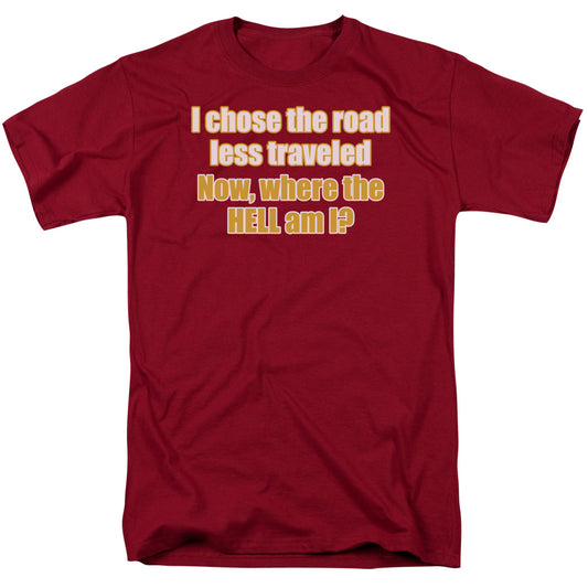 Road Less Traveled - Short Sleeve Adult 18 - 1 - Cardinal T-shirt