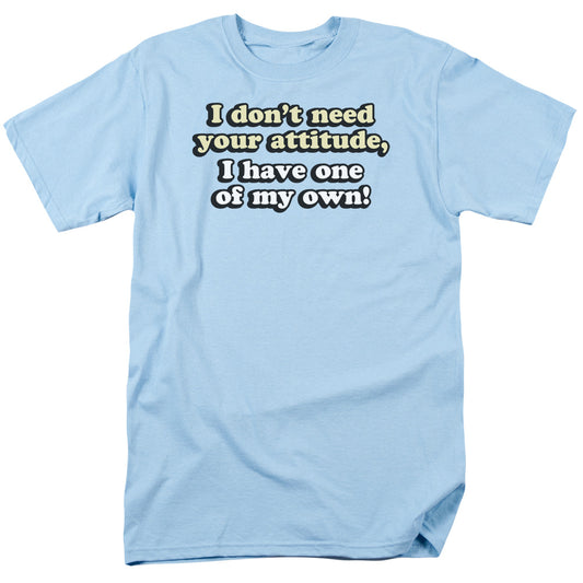 Your Attitude - Short Sleeve Adult 18 - 1 - Light Blue T-shirt