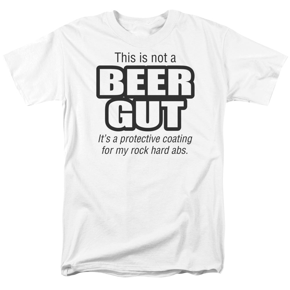 Not A Beer Gut - Short Sleeve Adult 18 - 1 - White T-shirt
