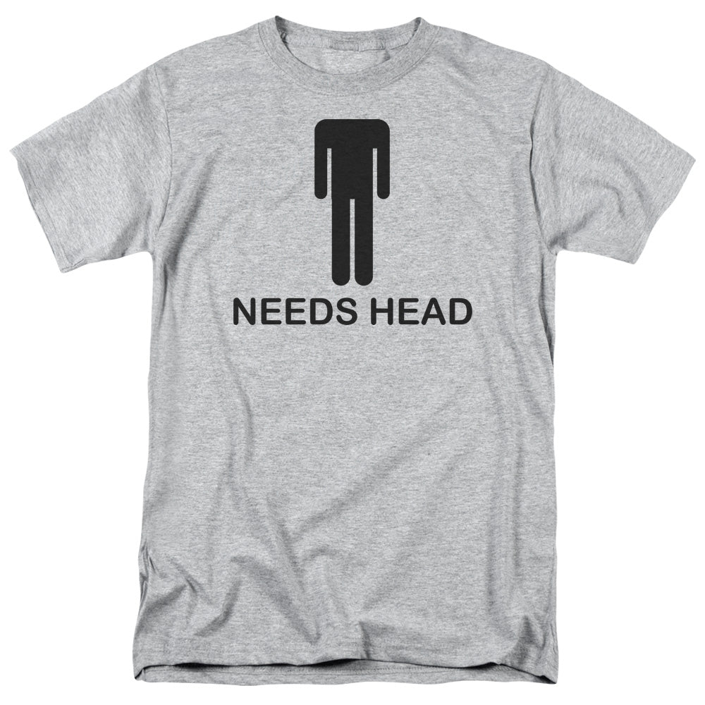 Needs Head - Short Sleeve Adult 18 - 1 - Athletic Heather T-shirt