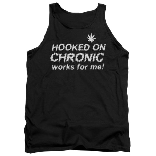 Hooked On Chronic - Adult Tank - Black