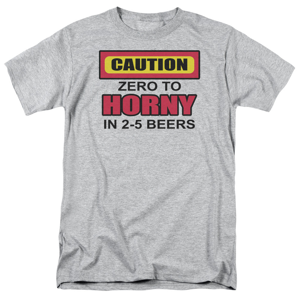 Zero To Horny - Short Sleeve Adult 18 - 1 - Athletic Heather T-shirt
