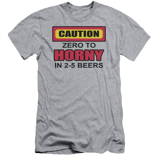 Zero To Horny - Short Sleeve Adult 30 - 1 - Athletic Heather T-shirt