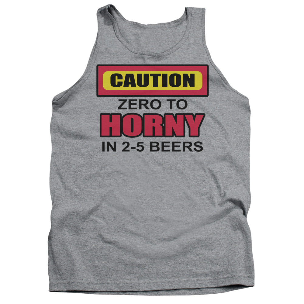Zero To Horny - Adult Tank - Athletic Heather