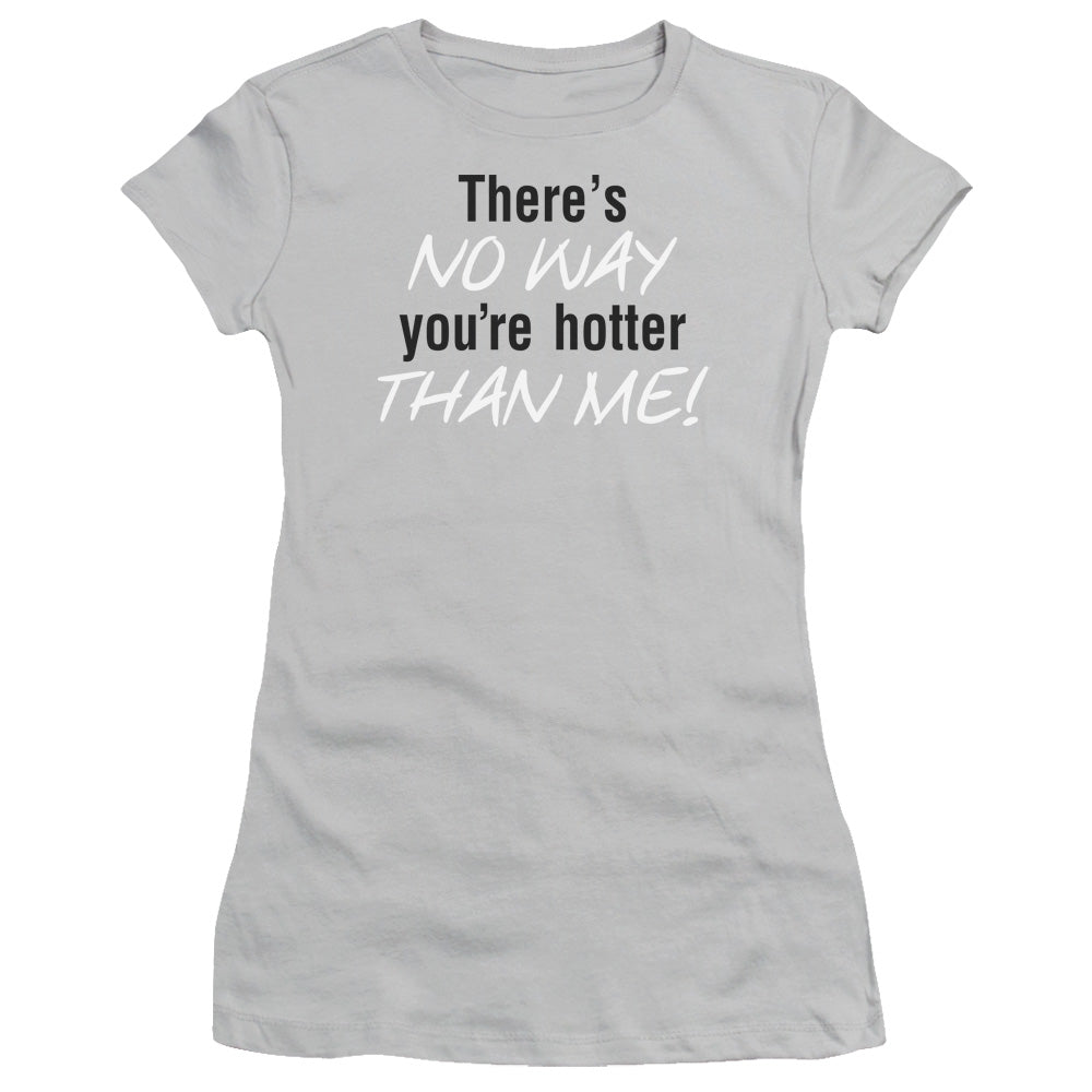 Theres No Way - Short Sleeve Junior Sheer - Silver T-shirt