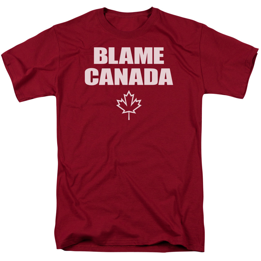 Blame Canada - Short Sleeve Adult 18 - 1 - Cardinal T-shirt
