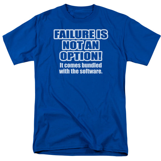 Failure Is Not An Option - Short Sleeve Adult 18 - 1 - Royal Blue T-shirt