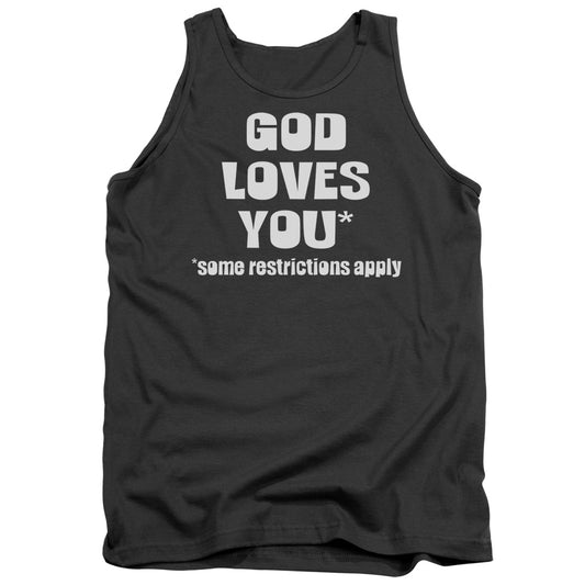 God Love You - Adult Tank - Charcoal
