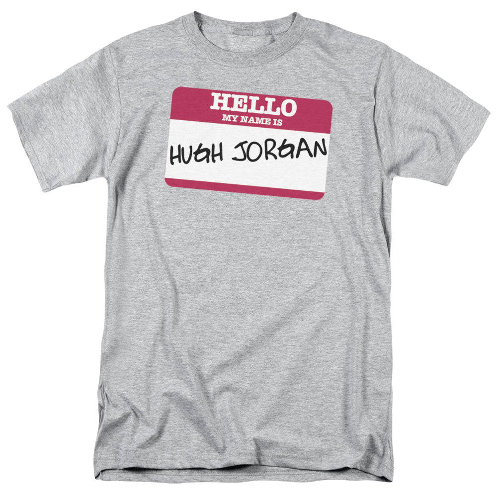 Hello Hugh Jorgan - Short Sleeve Adult 18 - 1 - Athletic Heather T-shirt