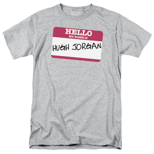 Hello Hugh Jorgan - Short Sleeve Adult 18 - 1 - Athletic Heather T-shirt