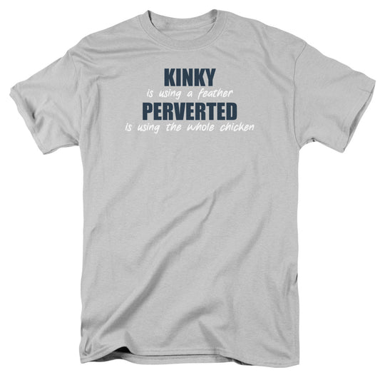 Kinky Perverted - Short Sleeve Adult 18 - 1 - Silver T-shirt