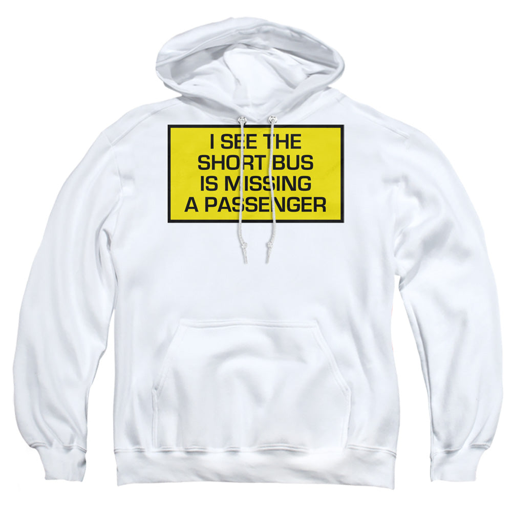 Short Bus - Adult Pull-over Hoodie - White