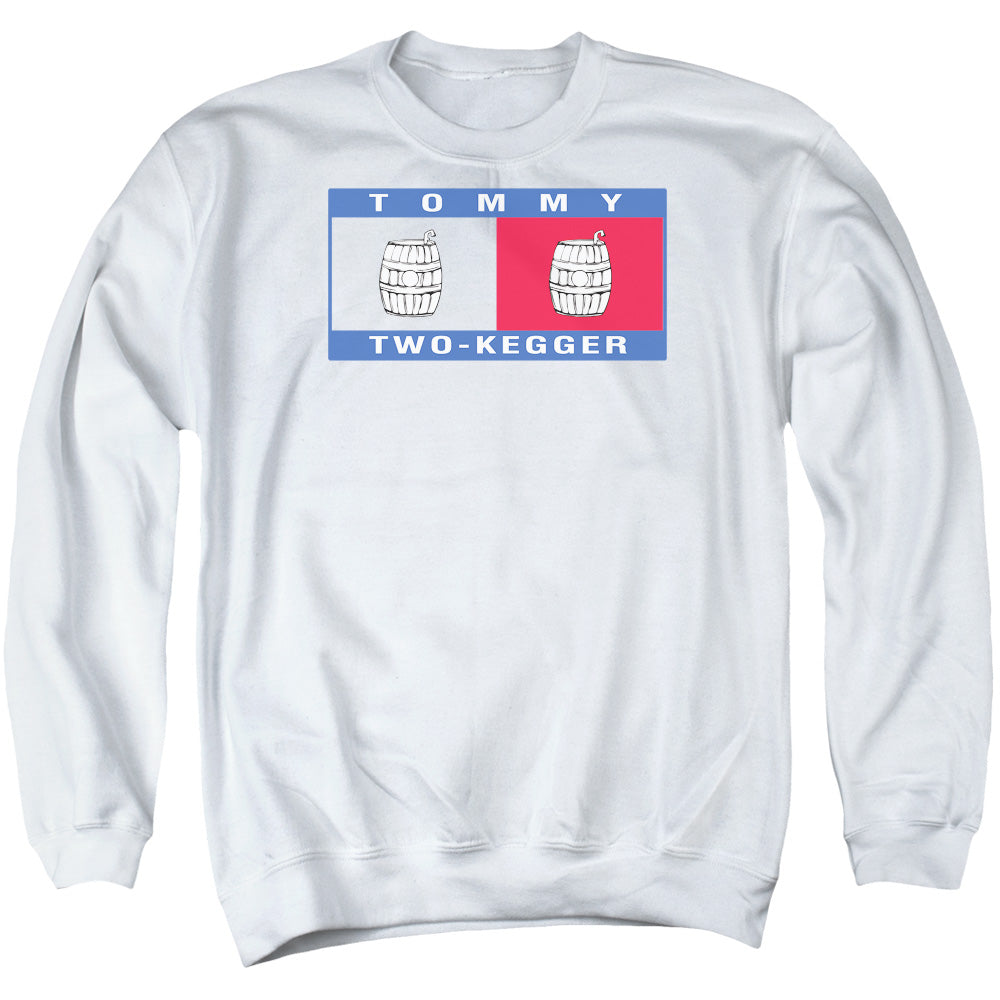 Tommy Twokegger - Adult Crewneck Sweatshirt - White