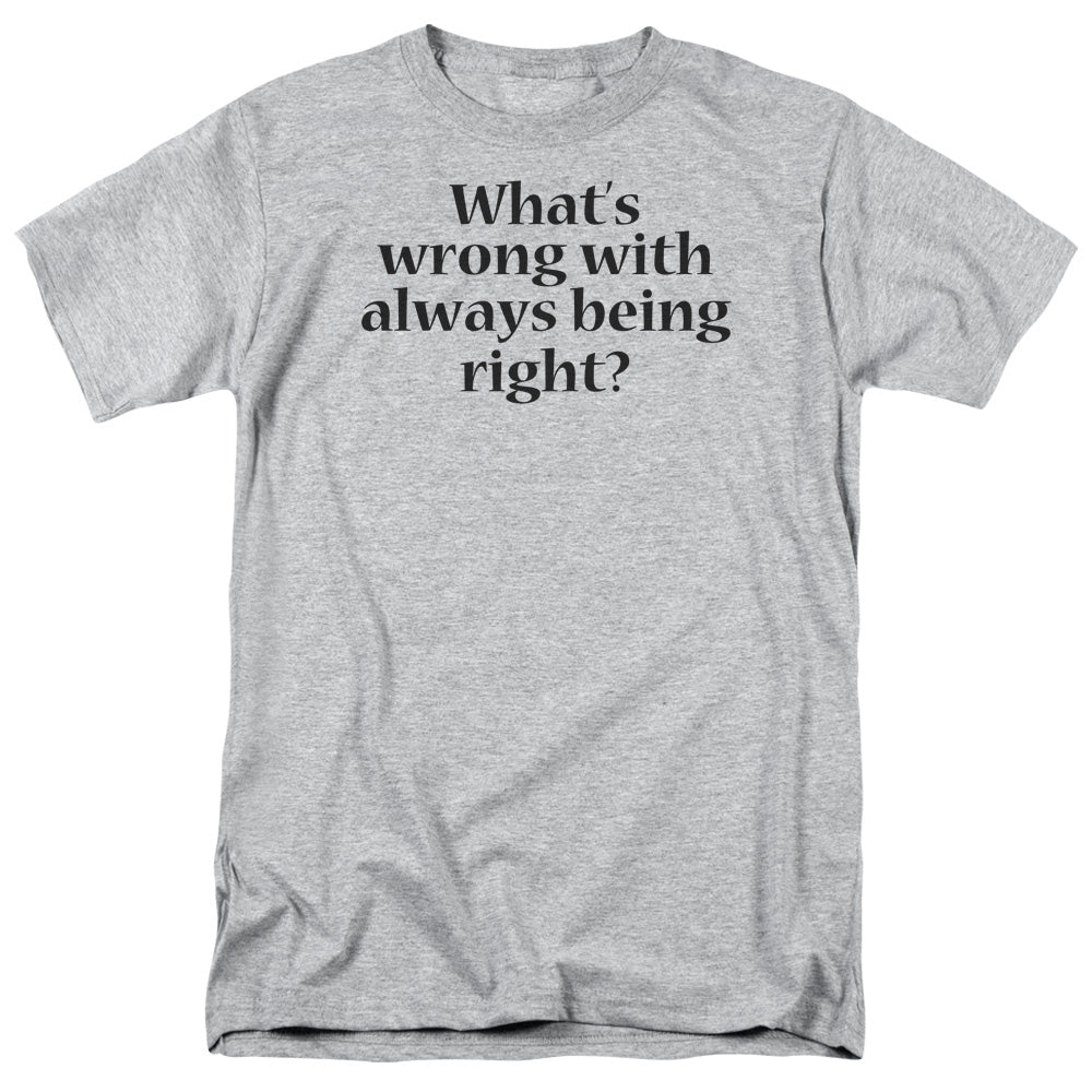 Whats Wrong - Short Sleeve Adult 18 - 1 - Athletic Heather T-shirt