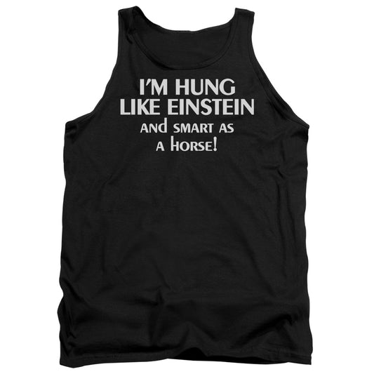 Hung Like Einstein - Adult Tank - Black