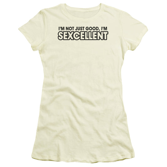 Sexcellent - Short Sleeve Junior Sheer - Cream T-shirt