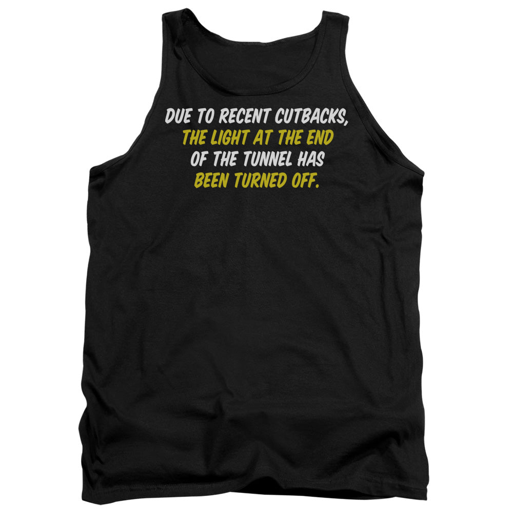Light At The End Of The Tunnel - Adult Tank - Black