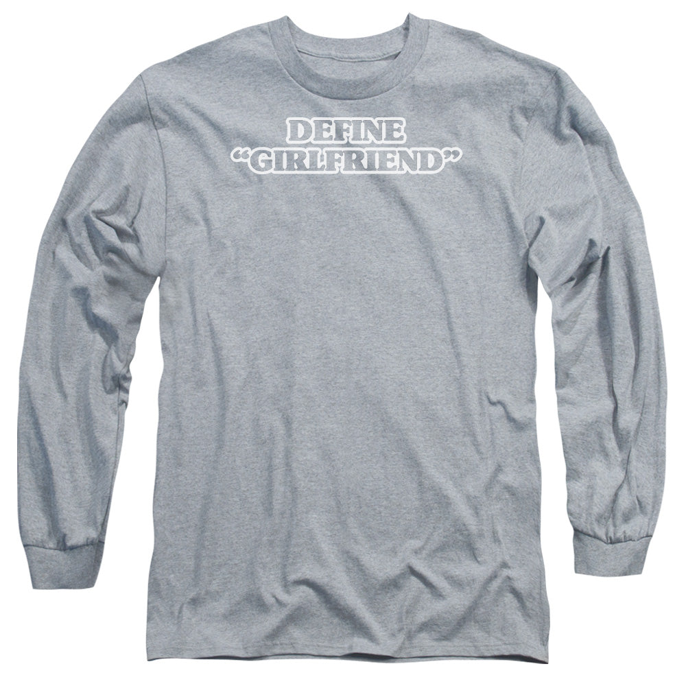 Define Girlfriend - Long Sleeve Adult 18 - 1 - Black T-shirt