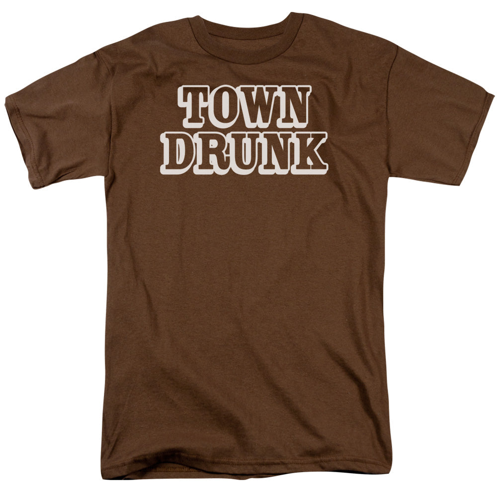 TOWN DRUNK -   ADULT 18/1 - COFFEE T-Shirt