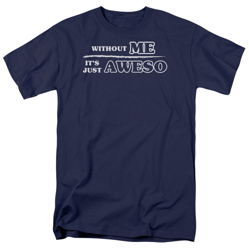 Just Aweso - Short Sleeve Adult 18 - 1 - Navy T-shirt