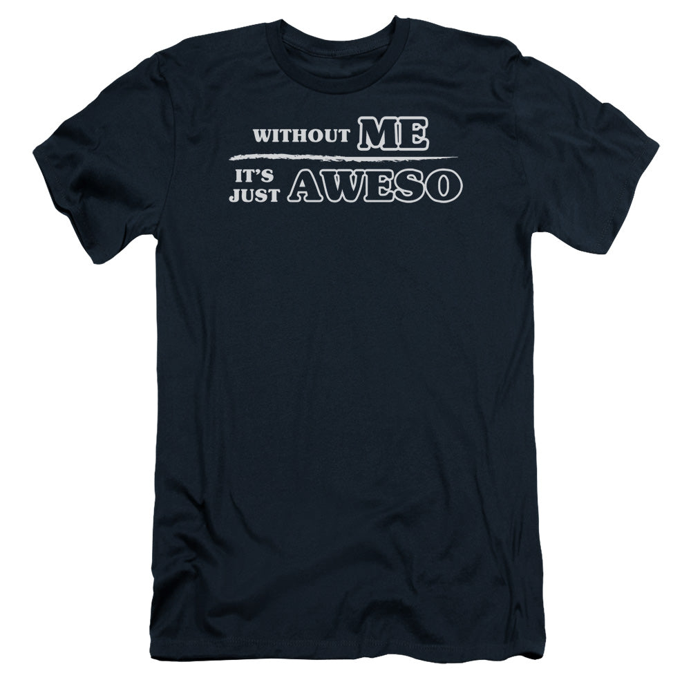 Just Aweso - Short Sleeve Adult 30 - 1 - Navy T-shirt
