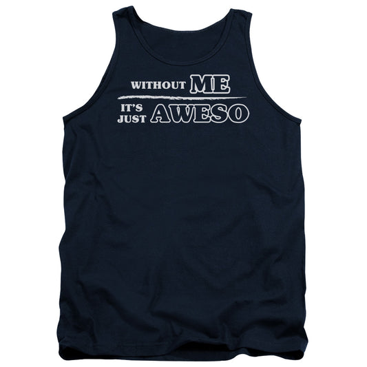 Just Aweso - Adult Tank - Navy
